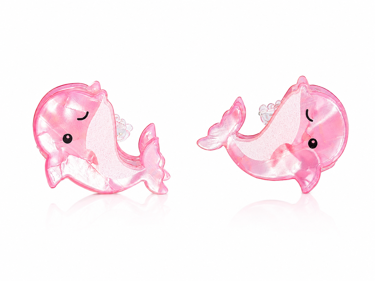 Hair clip Delfin Rosado