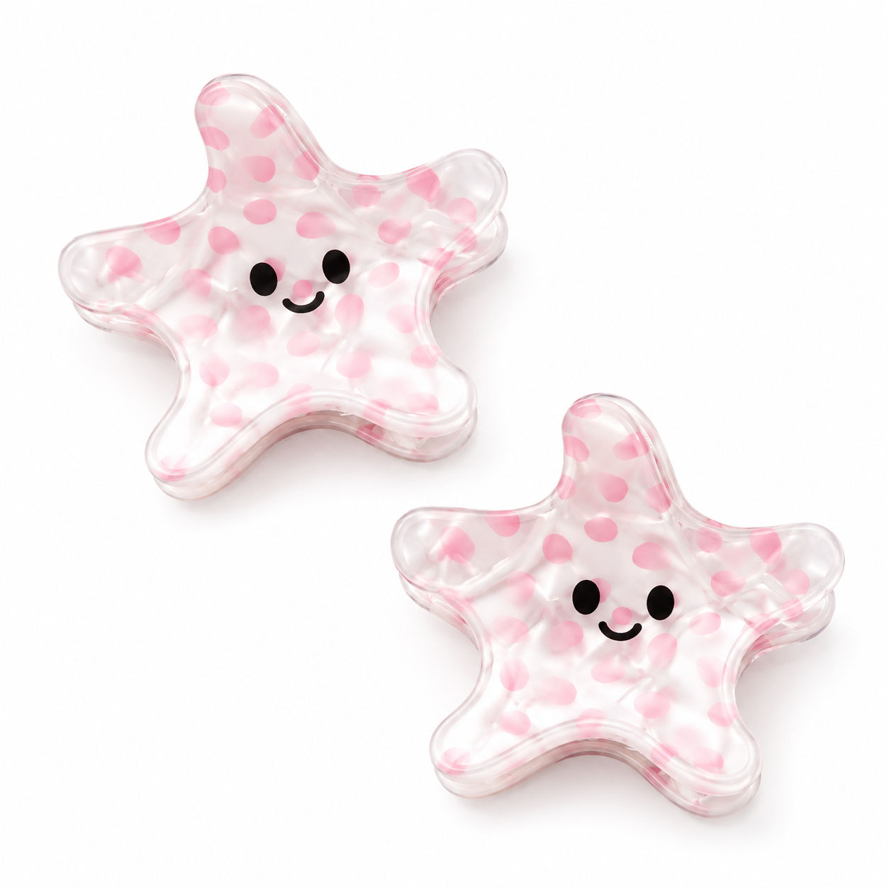 Hair clip Eslleta Con Puntos Rosados