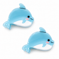 Hair clip Ballena azul claro