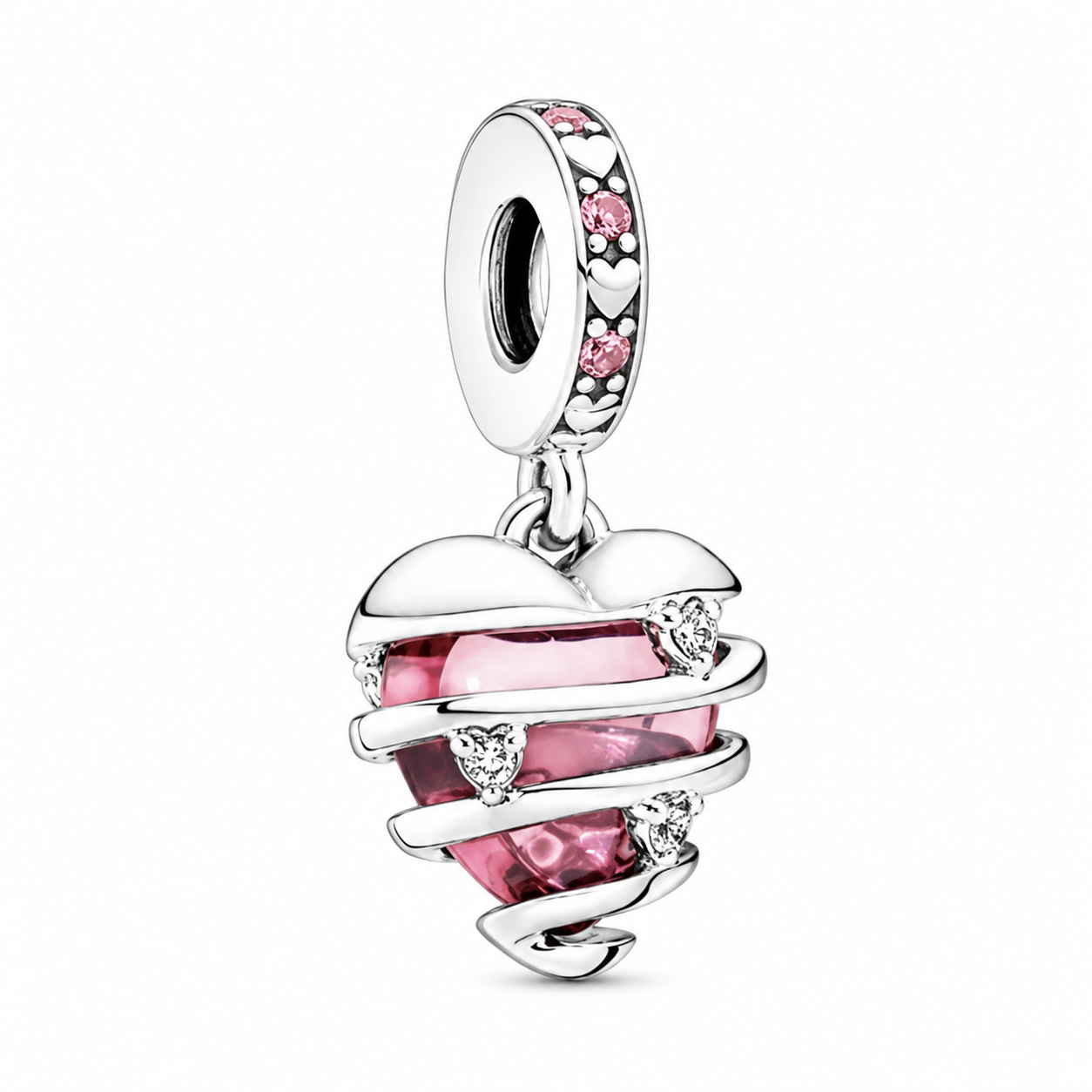 Charm Corazon en espiral colgante