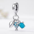 Charm Tortuga, Pez, Concha Colgante