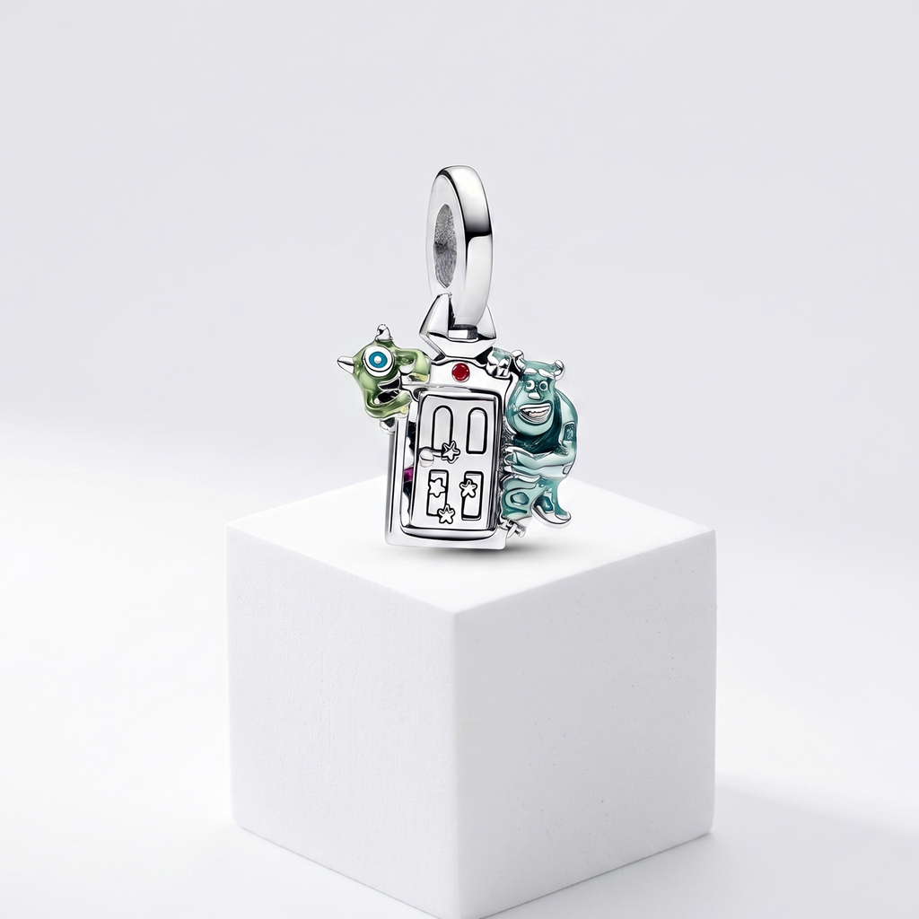 Charm Puerta Mosnter inc Disney colgante