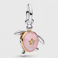 Charm Totuga Rosada Magica Colgante
