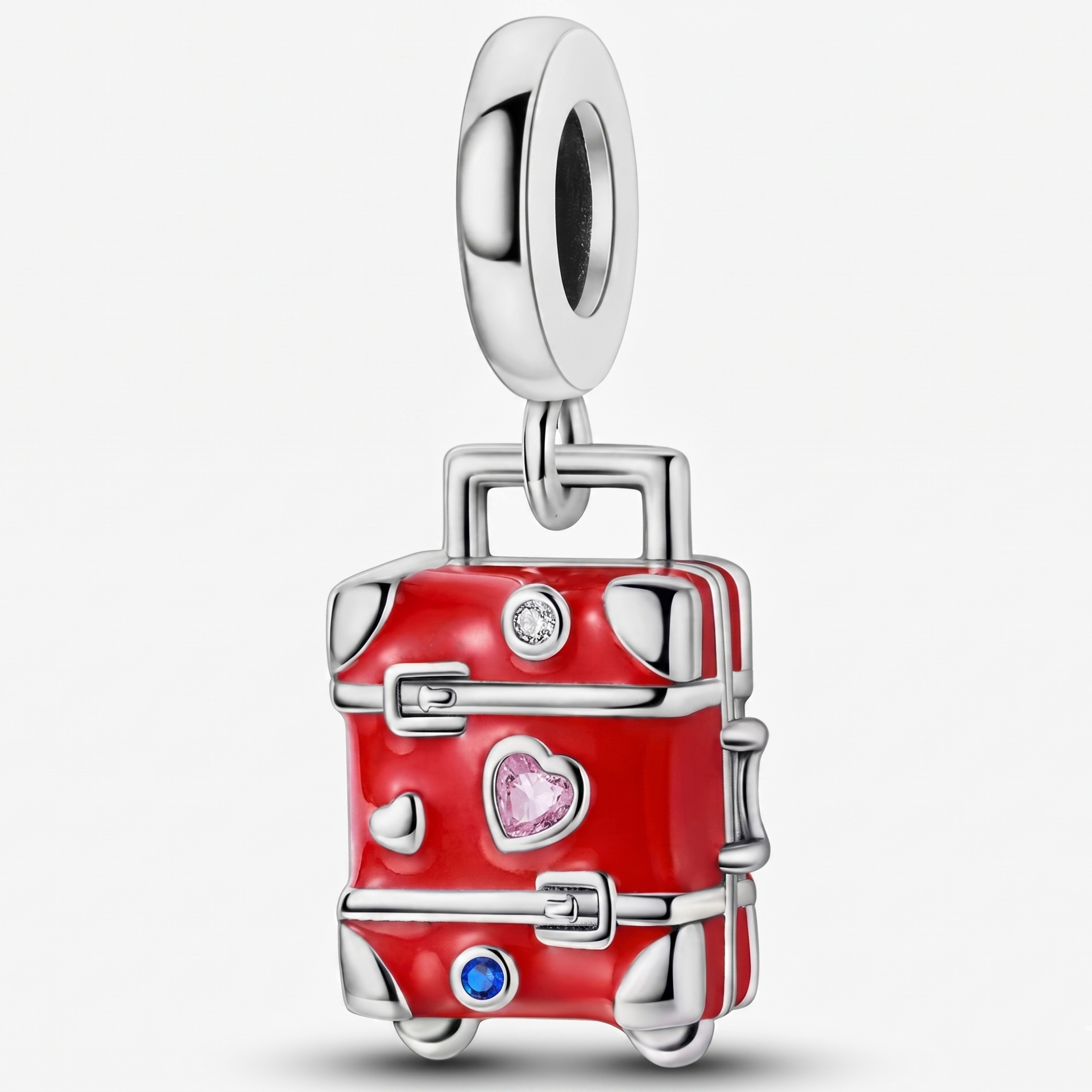 Charm Maleta Roja Colgante