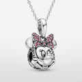 Charm Cara Minie con piedras seguro separador
