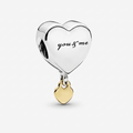 Charm Corazon You And Me Separador