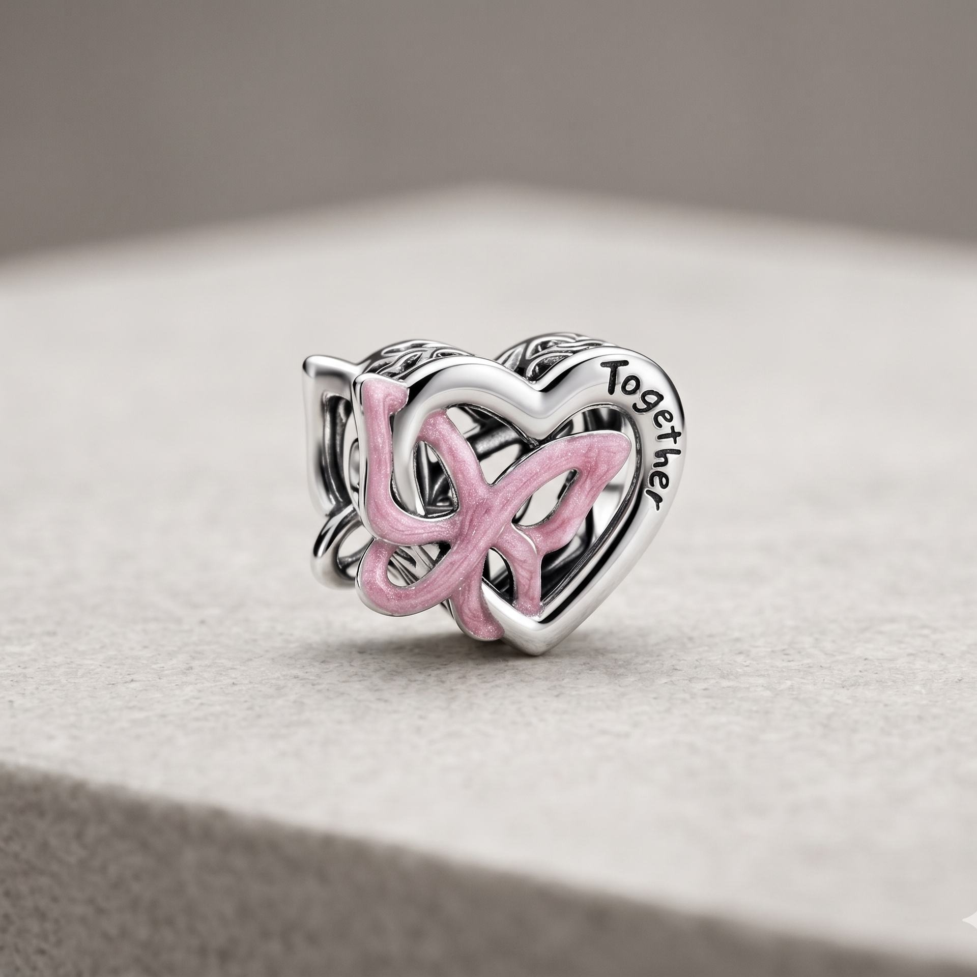 Charm Mariposa Corazón Separador