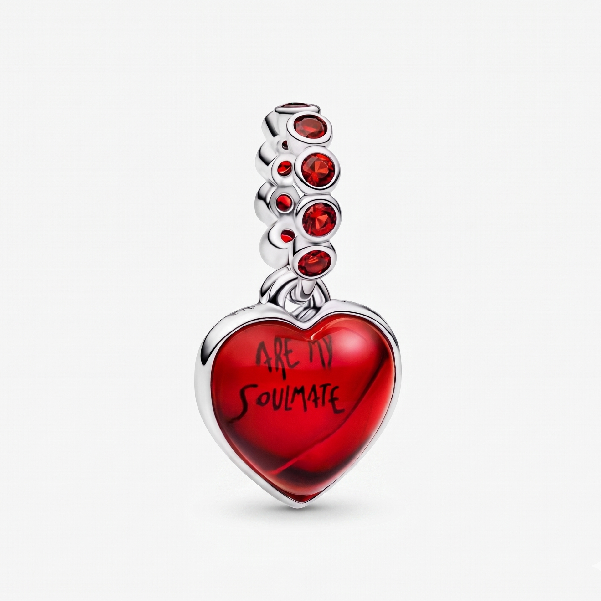 Charm Corazon Rojo Soulmate Colgante
