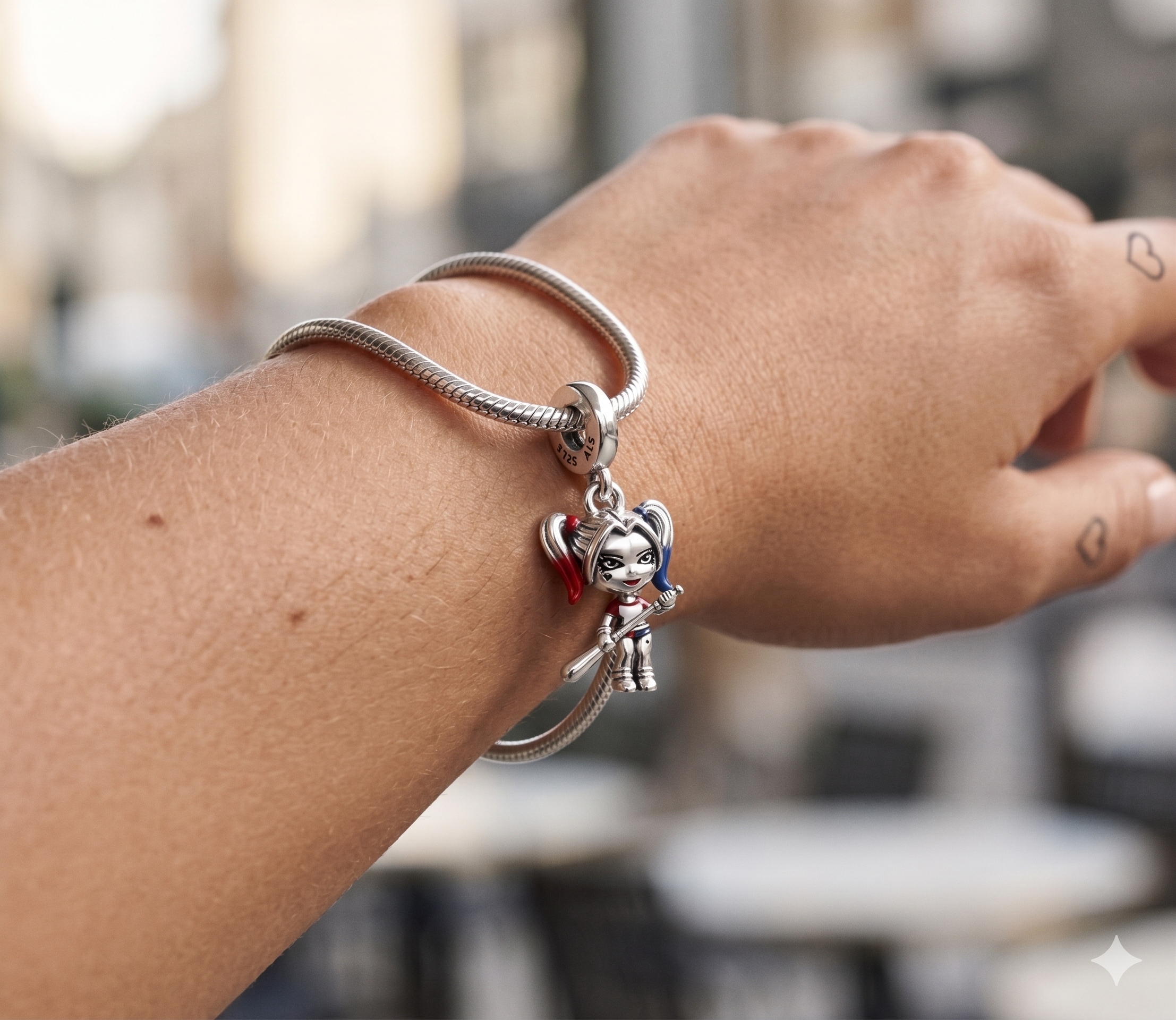 Charm Harley Queen Colgante