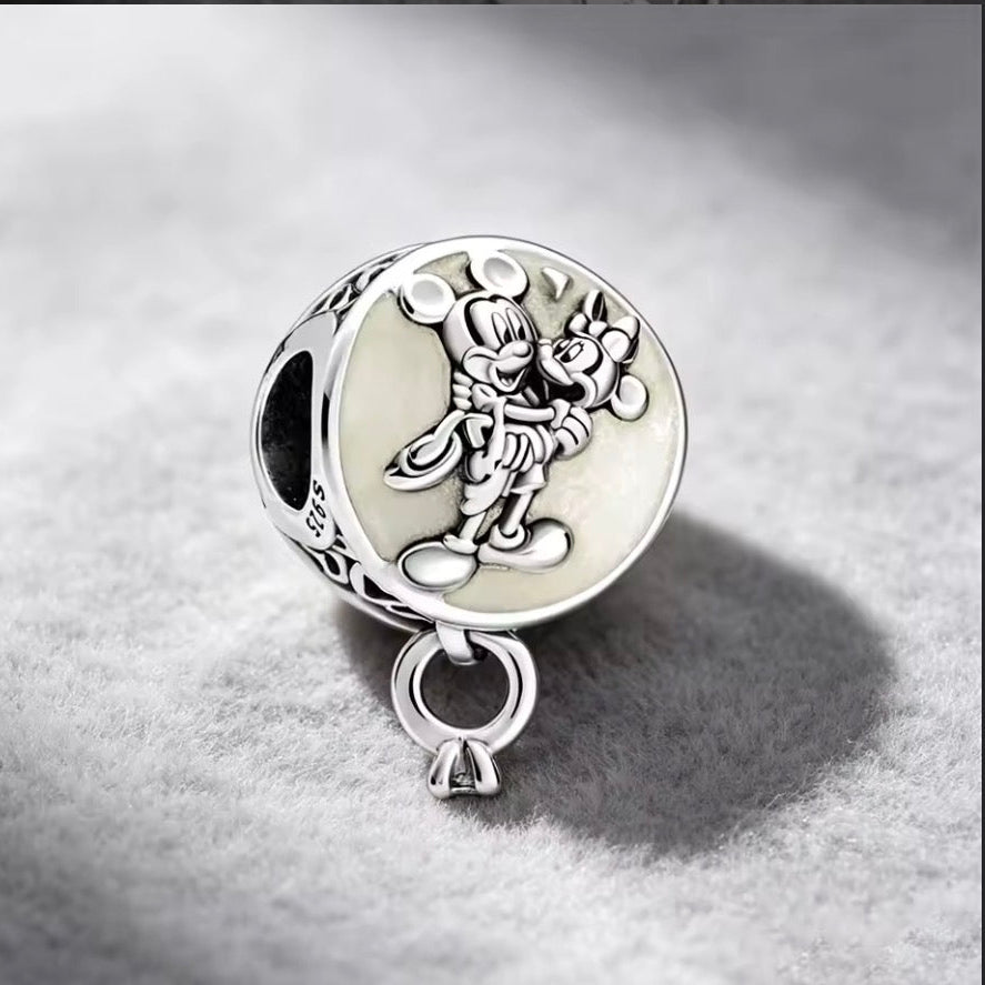 Charm Mickey y Minnie Anillo separador