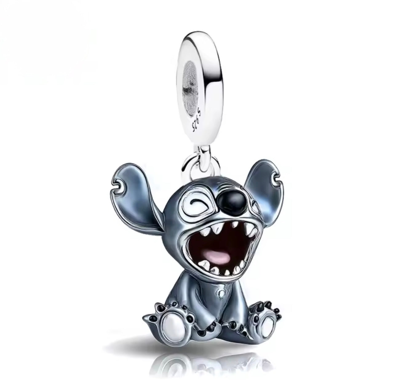 Charm stitch sonrisa colgante