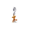 Charm Tiger dorado colgante